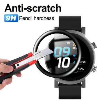 Puha Üvegszálas HD Átlátszó Védőfóliát A Ticwatch Tic Nézni E3 Smartwatch Tartozékok Teljes Ívelt Fedelét, Képernyő Védő