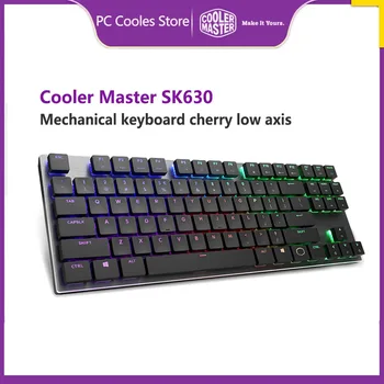 Cooler Master SK630 RGB Mechanikus billentyűzet cseresznye Rövid tengely Könnyű, hordozható Számítógép játékos gaming billentyűzet