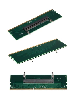 2DB Új Laptop DDR3 SODIMM, hogy Asztali DIMM RAM Adapter Bővítő Kártya PC Memória Csatlakozó Kártya 204-Pin Felület Mayitr