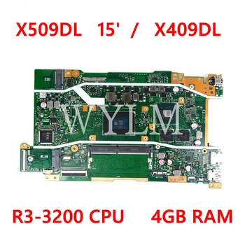 X509DL R3-3200CPU 4GB RAM N17S-G2-A1-es Alaplapja REV3.0 ASUS X509 X509D X509DL X409D X409DL Laptop Alaplap