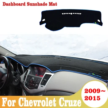 A Chevrolet Cruze 2009-2012 2013 2014 2015 Bal Oldali Meghajtó Autó Műszerfal Takaró Szőnyeg Árnyékban Párna Pad Szőnyegek Tartozékok