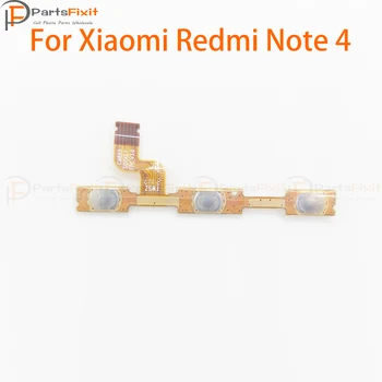 Teljesítmény Hangerő Gomb Flex a Xiaomi Redmi Megjegyzés 4 Kapcsoló On Off Gomb Flex Power + Hangerő Gombok Fel Le Csatlakozó Flex Kábel