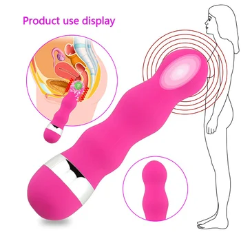 1 Db Vibrátor Stick Masszírozó Felnőtt Termék Szex-Játék Vízálló Biztonságos a Nők Hölgy CJ