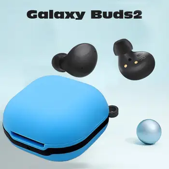 Szilikon Védő Tok Galaxy Rügyek 2 Vezeték Nélküli Bluetooth Headset Zajcsökkentés Fülhallgató Ütésálló Védőtok Shell