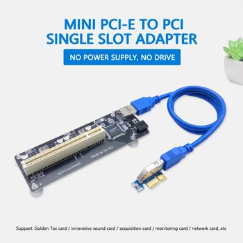 PCI-E Dual PCI/Egyetlen PCI bővítőkártya pci-e Adapter Ingyenes Tápegység, Mini PCI-E, Hogy a PCI Nyílás Adapter Forró