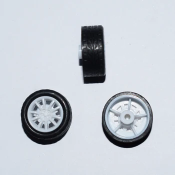 10/100 furat 2*OD 16 mm-es gumi műanyag Kerék yuanmbm játék kerék Játék Tartozékok Technológia Modell Alkatrészek/rc/baba játékok 162AH