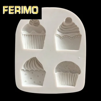 Aomily 3D-s Muffin Alakú Szilikon Csokoládé, fagylalt, Torta, Édesség Bakeware Penész DIY Tészta Bár jégtömb Szappan Penész Sütés Eszközök