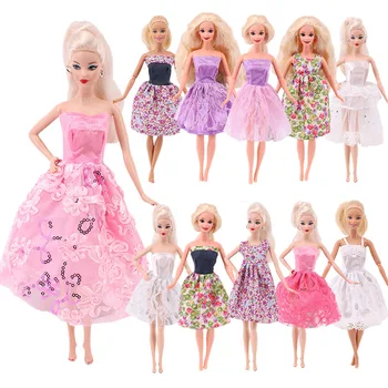Barbie Baba Csipke Hercegnő Esküvői Ruha Viselet, Estélyi Ruha Kiegészítők, Ruhák Barbie Baba, Gyerek Játék Oroszország DIY Lány Ajándék