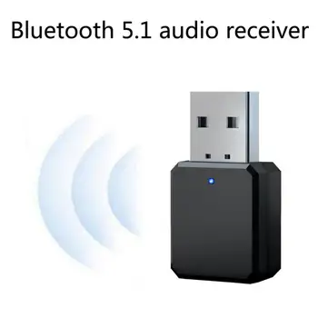2020 Forró Bluetooth 5.1 Audio Vevő Adó-Mini, 3,5 mm-es Jack AUX USB Sztereó Zene Vezeték nélküli Adapter A TV Autó PC TV