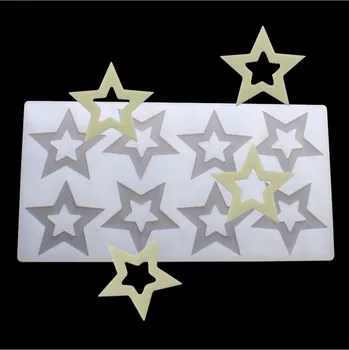 1 darab szilikon penész csillag gyanta formákat
