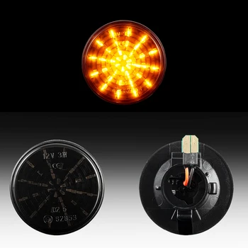 2db Dinamikus Amber Index Indikátor Led Oldalsó Helyzetjelző lámpa Fényt, A Mazda MX5 MX-5 Mk1 Mk2 Mk3 1989-2015 Szekvenciális Lámpa