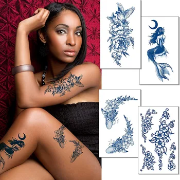 Lé Tinta Tetoválás, Body Art, Tartós, Vízálló Ideiglenes Csillagkép Ámor Tetoválás Kar Hamis Nap Tatto A Nők A Férfiak Karján Tetoválás