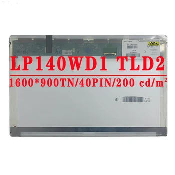 LP140WD1 TLD2 14.0 hüvelyk 1600x900 TN HD LVDS 40PINS 60%NTSC 60HZ 200 cd/m2 Kontraszt Arány, 300:1 Laptop LCD Képernyő LP140WD1-TLD2