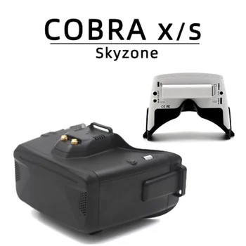 SKYZONE Kobra S X SD 800x480 4.3 inch 1280x720 4.1 hüvelyk 5.8 G 48CH RapidMix Vevő Fejét Tracker DVR Védőszemüveg FPV Racing drón