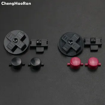 ChengHaoRan Fekete Vám DIY Gombok segítségével Állítsa be Csere Gameboy Klasszikus GB-os DMG A B gomb, D-pad-Gombot