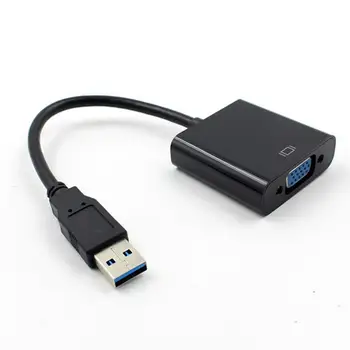 1080P USB-VGA Adapter USB 2.0/3.0 VGA Külső videokártya Multi Kijelző Átalakító Asztali Laptop, PC, Monitor, Projektor
