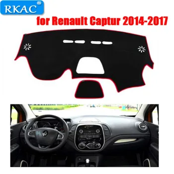 RKAC Bal oldali meghajtó autó műszerfal mat fedezni a Renault Capture 2014-2017 Sport stílus Auto műszerfal szőnyeget, mert a Renault Capture